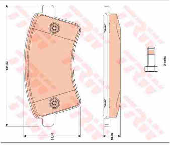 Klocki hamulcowe GDB1785