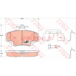 Klocki hamulcowe RENAULT GDB1634