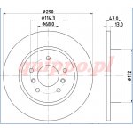 Tarcza hamulcowa B130722